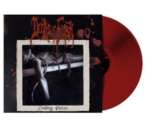 Cover for Deeds Of Flesh · Trading Pieces (Red Vinyl LP) (LP) (2023)