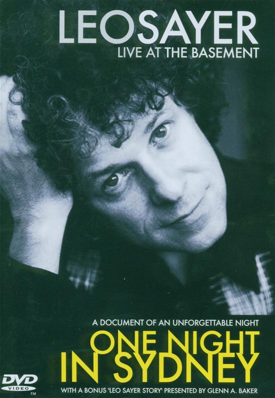 Cover for Leo Sayer · One Night in Sydney (DVD) (2015)