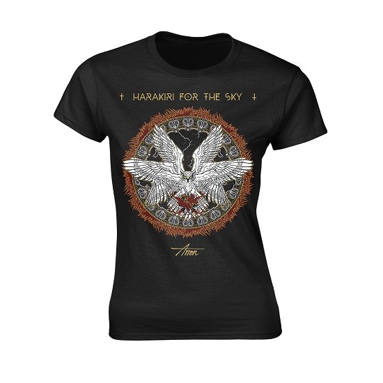 Cover for Harakiri for the Sky · Fire Owl (Girlie) (T-shirt) [size L] [Black edition] (2018)