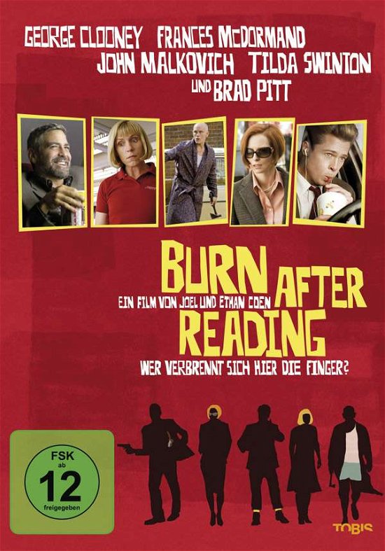 Cover for Burn After Reading · Burn After Reading-wer Verbrennt Sich Hier Die Fin (DVD) (2009)