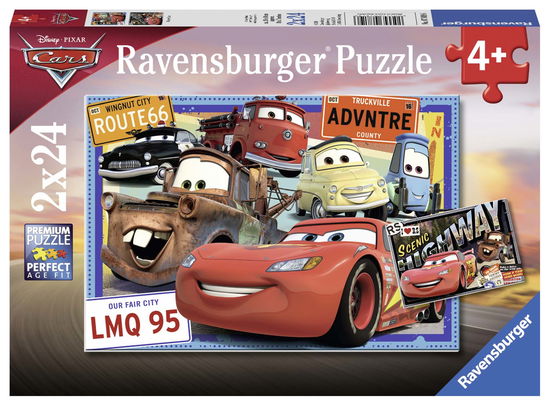 Cover for Ravensburger · Puzzel 2x24 stukjes Disney cars (Bok) (2019)