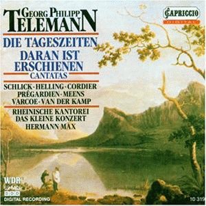 Cantatas - G.P. Telemann - Musik - CAPRICCIO - 4006408103196 - 18. juni 2001