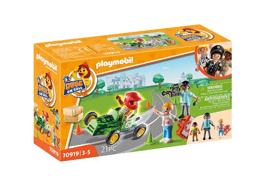 Cover for Playmobil · Playmobil 70919 DOC - Ambulance Actie Help de Racer! (Leketøy)