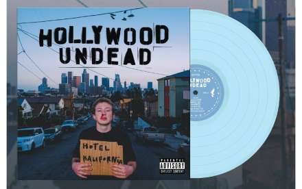 Hotel Kalifornia (Indie Exclusive Deluxe Version Baby Blue Vinyl) - Hollywood Undead - Musiikki - ROCK - 4050538878196 - perjantai 28. huhtikuuta 2023
