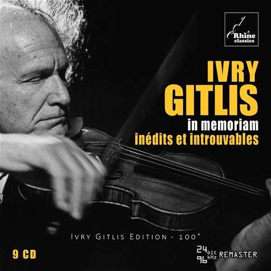 Ivry Gitlis in Memoriam - Ivry Gitlis - Musikk - RHINE CLASSICS - 4713106280196 - 3. desember 2021
