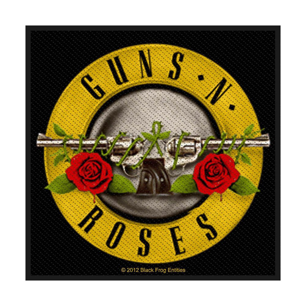Guns N Roses Wash Bag Silver Classic Bullet Band Logo new Official Black 