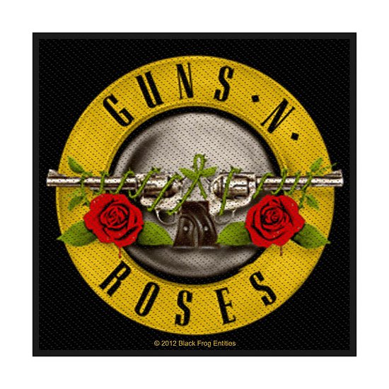 Guns N' Roses Standard Woven Patch: Bullet Logo (Retail Pack) - Guns N Roses - Merchandise - PHD - 5055339732196 - 19. august 2019
