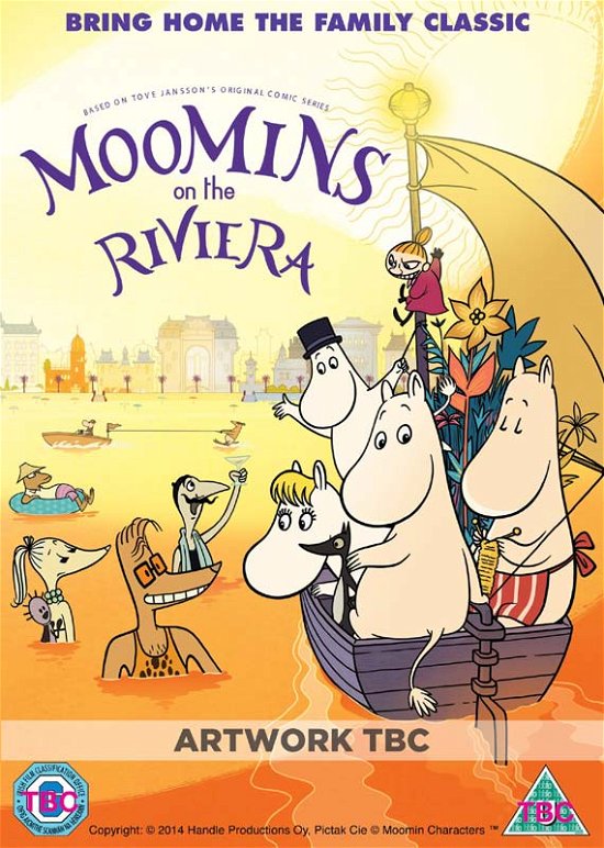 Cover for Moomins on the Riviera · Moomin - Moomins On The Riviera (DVD) (2015)