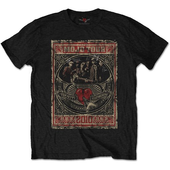 Cover for Tom Petty &amp; The Heartbreakers · Tom Petty &amp; The Heartbreakers Unisex T-Shirt: Mojo Tour (Soft Hand Inks) (T-shirt) [size S] [Black - Unisex edition]