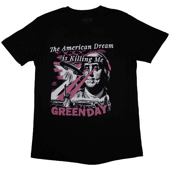 Green Day Unisex T-Shirt: American Dream - Green Day - Fanituote -  - 5056737232196 - 