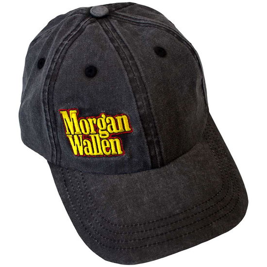 Cover for Morgan Wallen · Morgan Wallen Unisex Baseball Cap: Stacked Logo Side (Charcoal Grey) (CLOTHES) (2024)