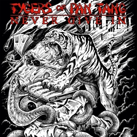 Cover for Tygers of Pan Tang · Never Give In (7&quot;&quot;&quot;&quot;ep) (7&quot;) [EP edition] (2017)