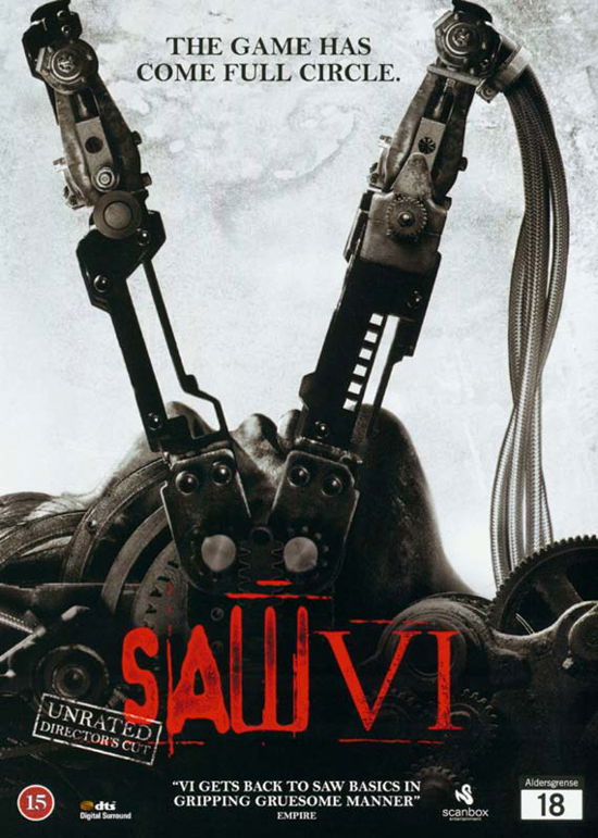 Saw Vi - Saw 6 - Películas - JV-UPN - 5706141770196 - 2011