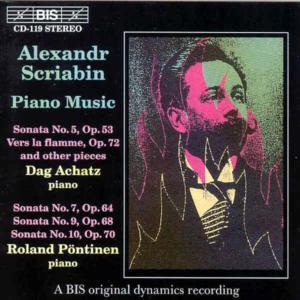 Piano Music - Scriabin / Achatz / Pontinen - Musik - Bis - 7318590001196 - 21 maj 1996