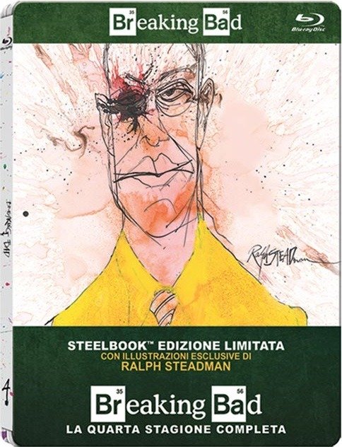 Cover for Breaking Bad · Breaking Bad - Stagione 04 (Ltd Steelbook) (3 Blu-Ray) (Blu-ray)