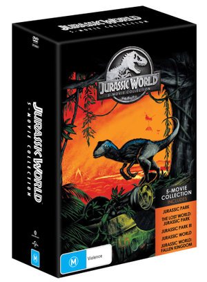 Cover for N/a · Jurassic Park / Jurassic Park - the Lost World / Jurassic Park III / Jurassic World / Jurassic World (DVD) (2018)