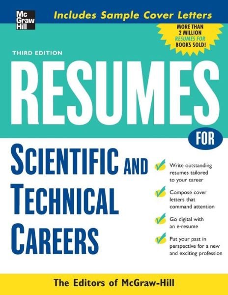 Cover for McGraw Hill · Resumes for Scientific and Technical Careers (Pocketbok) (2007)
