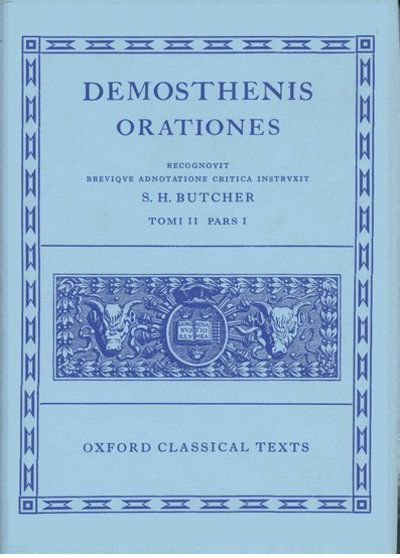 Cover for Demosthenes · Demosthenes Orationes Vol. II. Part i: (Orationes XX-XXVI.) - Oxford Classical Texts (Map) (1985)