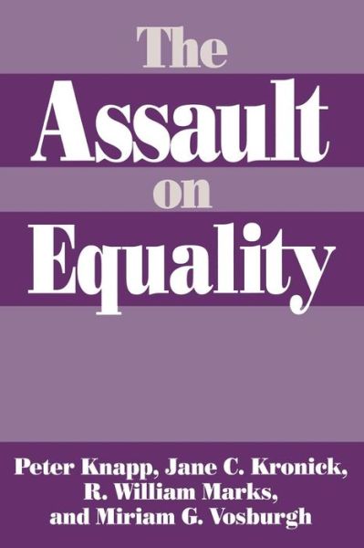 Cover for Peter Knapp · The Assault on Equality (Pocketbok) (1996)