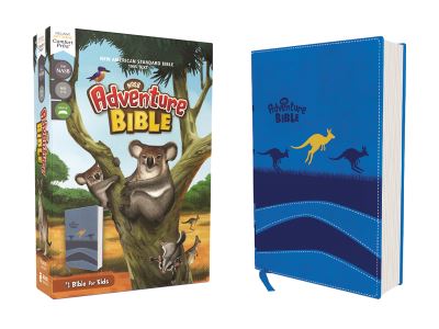 NASB, Adventure Bible, Leathersoft, Blue, Full Color Interior, Red Letter Edition, 1995 Text, Comfort Print - Lawrence O. Richards - Books - Zonderkidz - 9780310455196 - May 11, 2021