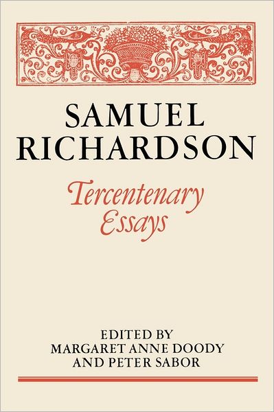 Cover for Sabor Peter · Samuel Richardson: Tercentenary Essays (Paperback Book) (2011)