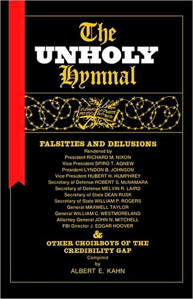 Cover for Brian Kahn · The Unholy Hymnal: Falsities and Delusions (Pocketbok) [First edition] (1971)