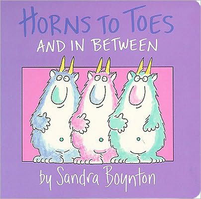 Cover for Sandra Boynton · Horns to Toes and in Between (Kartongbok) (1984)