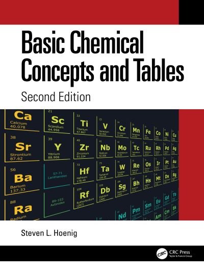 Cover for Hoenig, Steven L. (American Public University, Charles Town, WV, USA) · Basic Chemical Concepts and Tables (Paperback Bog) (2024)