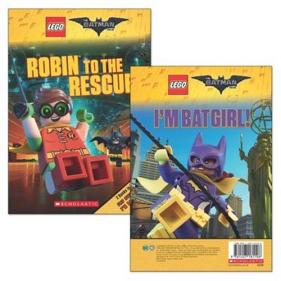 Cover for Tracey West · The LEGO Batman Movie: Robin to the Rescue / I'm B atgirl! - LEGO Batman Movie (Hardcover Book) (2017)