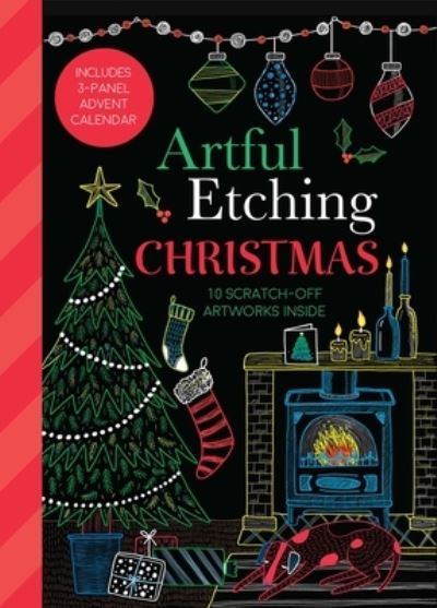 Cover for Editors of Thunder Bay Press · Artful Etching: Christmas (Paperback Book) (2020)