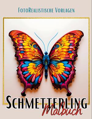 Cover for Lucy´s Schwarze Malbücher · Malbuch Schmetterling „Fotorealistisch“. (Book) (2023)