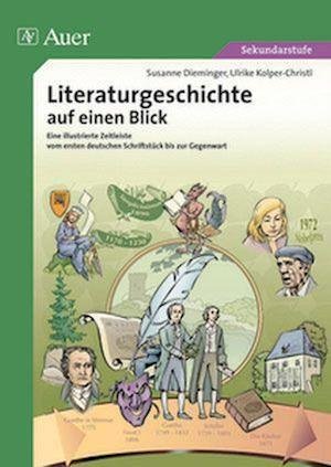 Cover for Susanne Dieminger · Literaturgeschichte auf einen Blick (Pamflet) (2017)