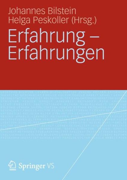 Cover for Johannes Bilstein · Erfahrung - Erfahrungen (Paperback Book) [2013 edition] (2012)