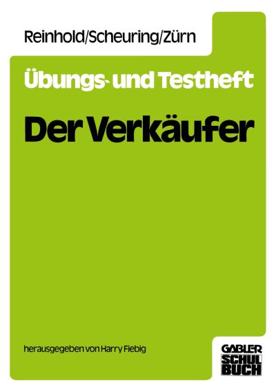 Cover for Harry Fiebig · UEbungs-Und Testheft Der Verkaufer (Paperback Book) [1980 edition] (2013)