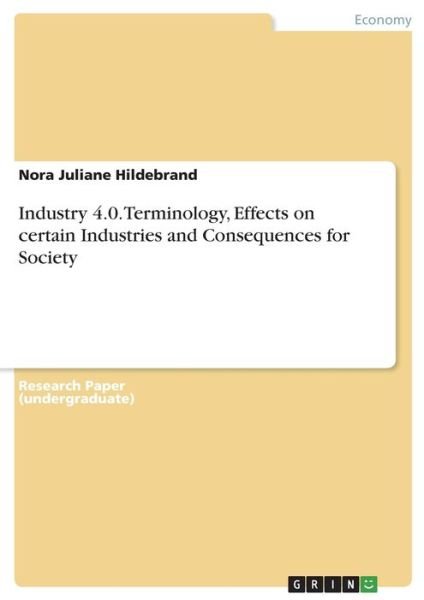 Cover for Hildebrand · Industry 4.0. Terminology, E (Bog)