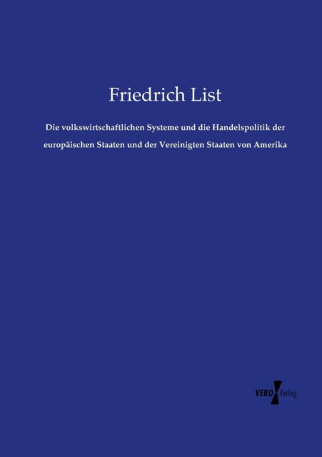 Cover for List · Die volkswirtschaftlichen Systeme (Book) (2016)