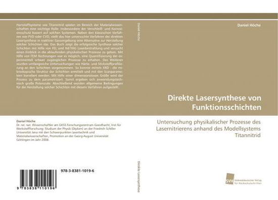 Cover for Höche · Direkte Lasersynthese von Funktio (Book)