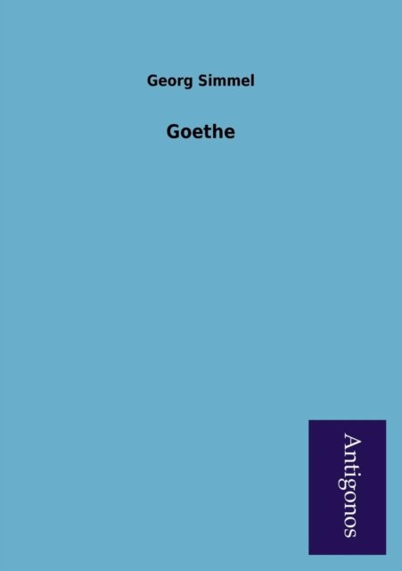 Cover for Georg Simmel · Goethe (Paperback Book) [German edition] (2013)