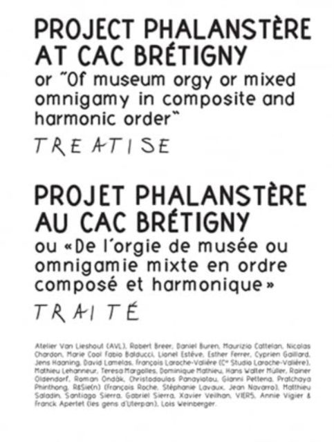 Cover for Pierre Bal-Blanc · Project Phalanstere at CAC Bretigny (Paperback Book) [Annotated edition] (2017)