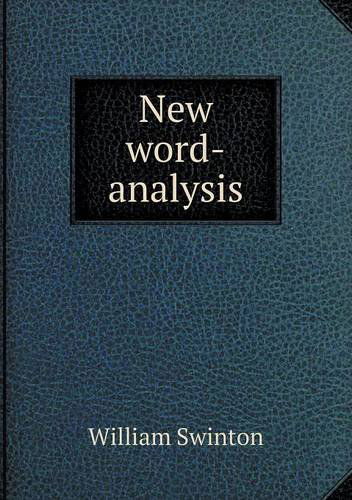 Cover for William Swinton · New Word-analysis (Paperback Book) (2013)