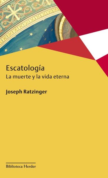 Cover for Joseph Ratzinger · Escatologia (Paperback Book) (2021)