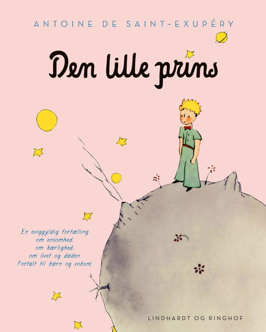 Cover for Antoine de Saint-Exupéry · Den lille prins, lyserød, indbundet m. smudsomslag (Innbunden bok) [10. utgave] (2019)