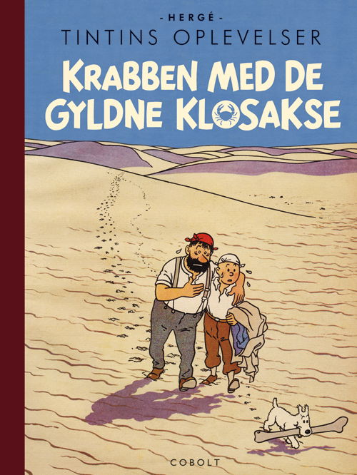 Cover for Hergé · Tintin: Krabben med de gyldne klosakse – 80-års jubilæumsudgave (Bound Book) [1e uitgave] (2021)