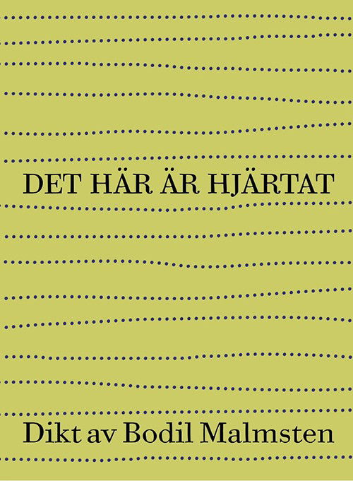 Cover for Bodil Malmsten · Det här är hjärtat (Buch) (2015)