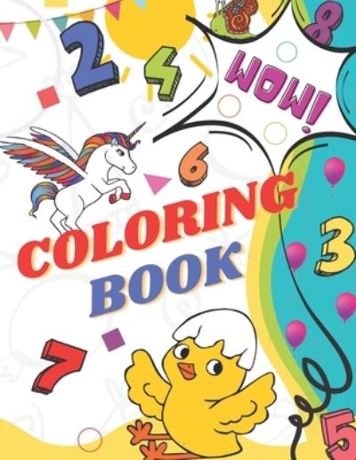 Cover for Happy Kris · Kids Coloring Book Animals Coloring Book For Kids Aged 2-8: Easy Picture Coloring Book For Kids Fun Early Learning (Paperback Book) (2021)