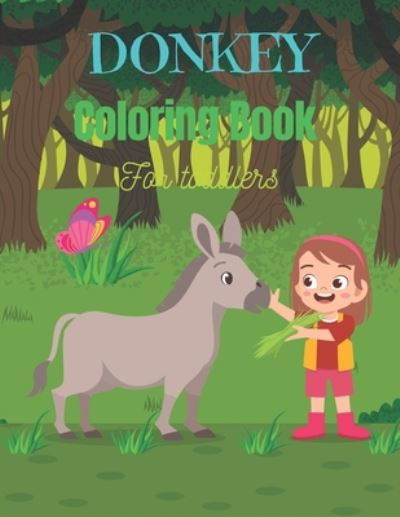Cover for Drowsa Publications · DONKEY Coloring Book For Toddlers (Pocketbok) (2020)