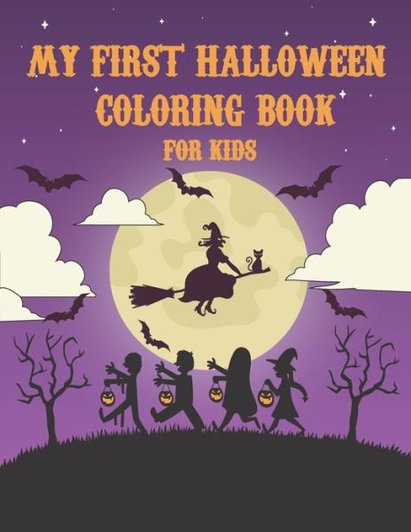 Cover for Langlois Mark · My First Halloween Coloring Book for kids (Paperback Book) (2020)