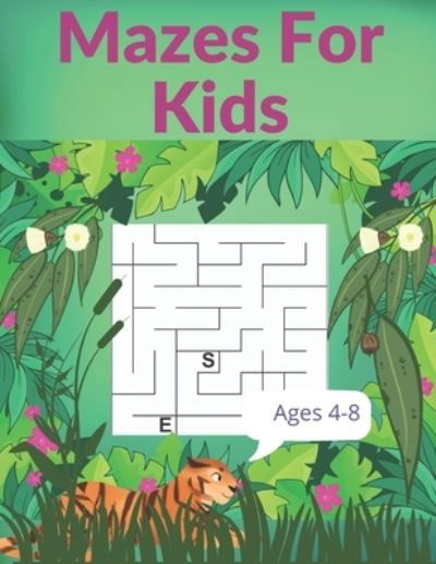 Cover for Moanet · Mazes For Kids Ages 4-8: Amazing Maze Activity Book for Kids.Good Activities for Children Traveling. (Paperback Book) (2021)