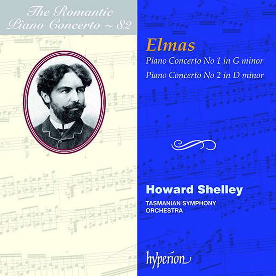 Stephan Elmas: Piano Concertos - The Romantic Piano Concerto Vol. 82 - Shelley / Tasmanian So - Music - HYPERION RECORDS - 0034571283197 - January 8, 2021