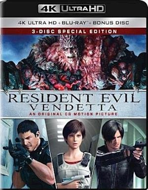 Cover for Resident Evil: Vendetta (4K UHD Blu-ray) (2017)